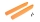 E-flite - Blade mCP X brushless - Hauptrotorblätter orange