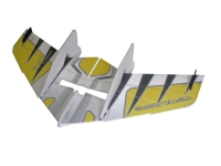 RC factory - Crack Wing yellow 8mm EPP - 750mm