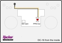 Jeti - transmitter desk acryl black for DC-16